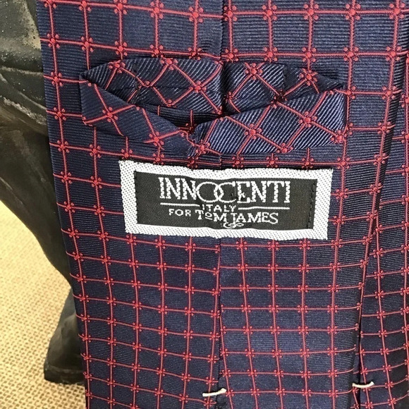 Tom James Innocenti Men’s Silk Luxury Tie Made in Italy - Picture 3 of 7